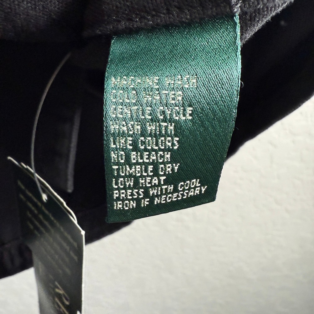 Lauren‎ by Ralph Lauren Black Utility Vest Size S Women's Multi Pocket - Picture 5 of 7